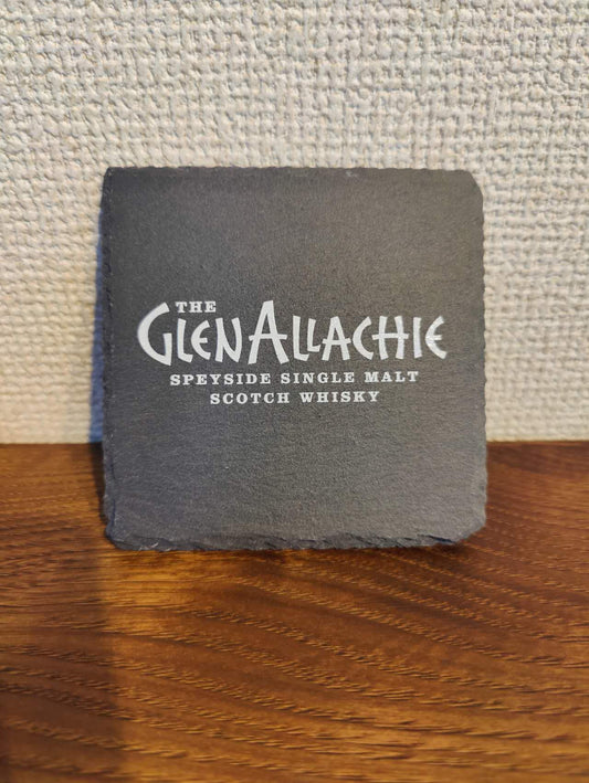 Glenallachie distillery exclusive stone coaster