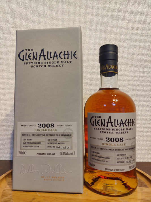  Glenallachie 2008 12years old Madeira Barrel Cask