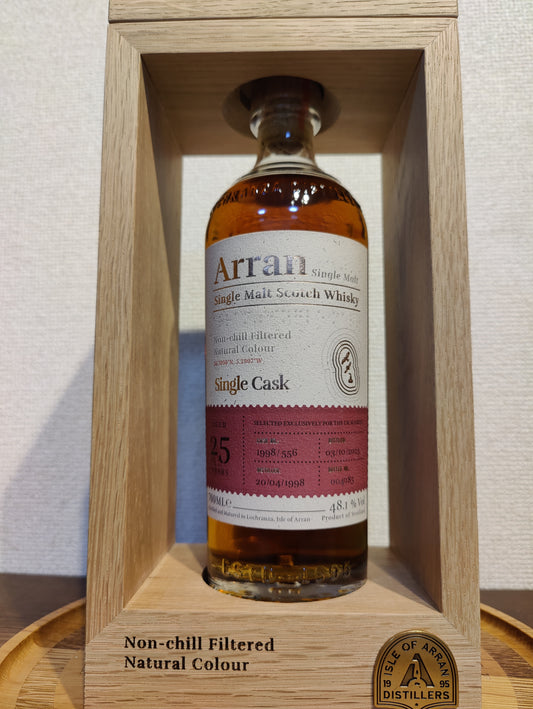 Arran 25 years Rare Singlecask for UK