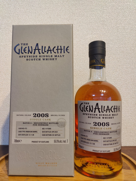 Glenallachie 2008　14years old Virgin Oak Barrel Cask