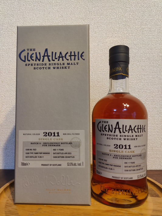 Glenallachie 2011　11years old　 Tawny Port Hogshead Cask