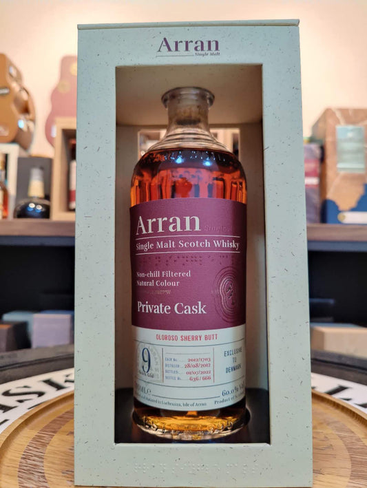 Arran 9 year old private single cask