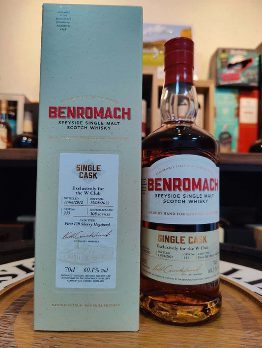 Benromach 2012 single cask for Wclub